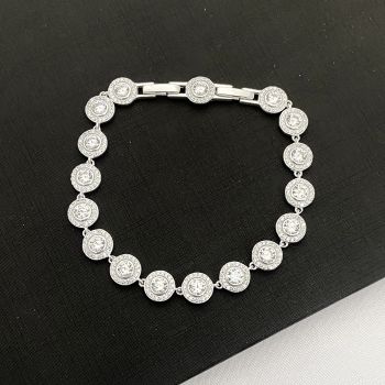 Pulseira Swarovski Redonda 8mm