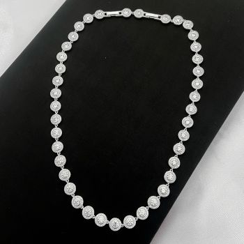 Gargantilha Swarovski Redondo 8mm 42,5cm