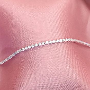 Pulseira Riviera Redonda 3mm Extensor