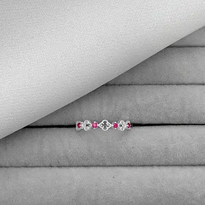 ANEL VAN CLEEF ZIRCONIAS ROSA