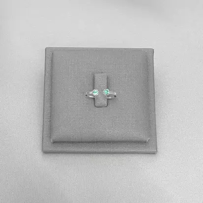FALANGE REGULAVEL 2 ZIRCONIAS VERDES