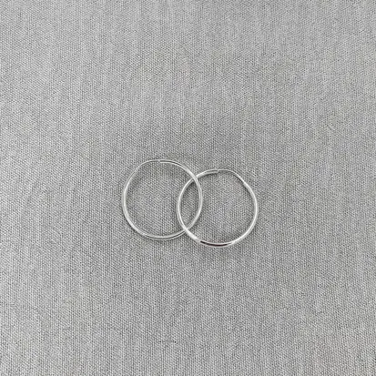 ARGOLA MEIA CANA 2,2CM 2MM