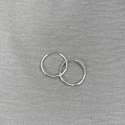 ARGOLA FIO ONDULADO 2,3CM 2MM