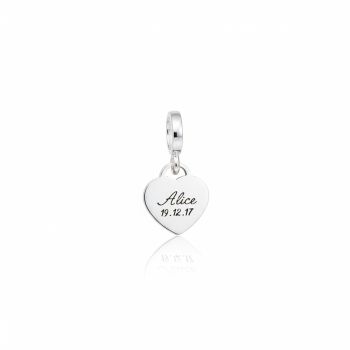 Berloque Coração Tiffany Personalizado