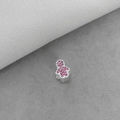 BERLOQUE MENINA ZIRC ROSA