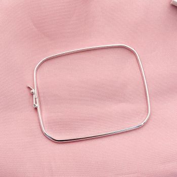Bracelete Quadrado Fio Meia Cana 2mm