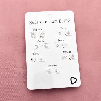 Semaninha Urso/lua/flor