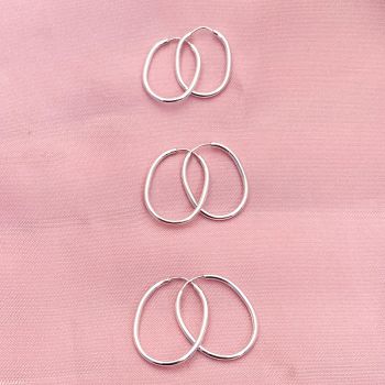 Trio Argolas Oval
