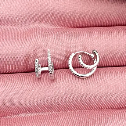 BRINCO ARGOLA CRAVEJADA PIERCING FAKE