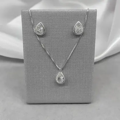 CONJUNTO GOTA CRISTAL 40CM