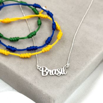 Gargantilha Brasil Copa Do Mundo