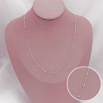 Corrente Veneziana V12 40cm Bolinha 2mm