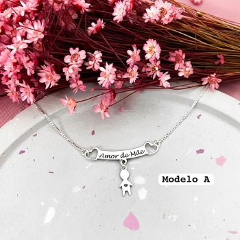 Canga Corações Amor De Mãe 1 Filho(A)