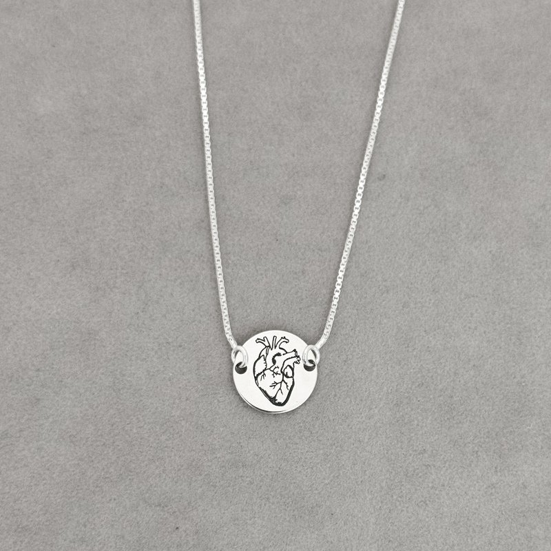 Choker Redondo Coração Humano
