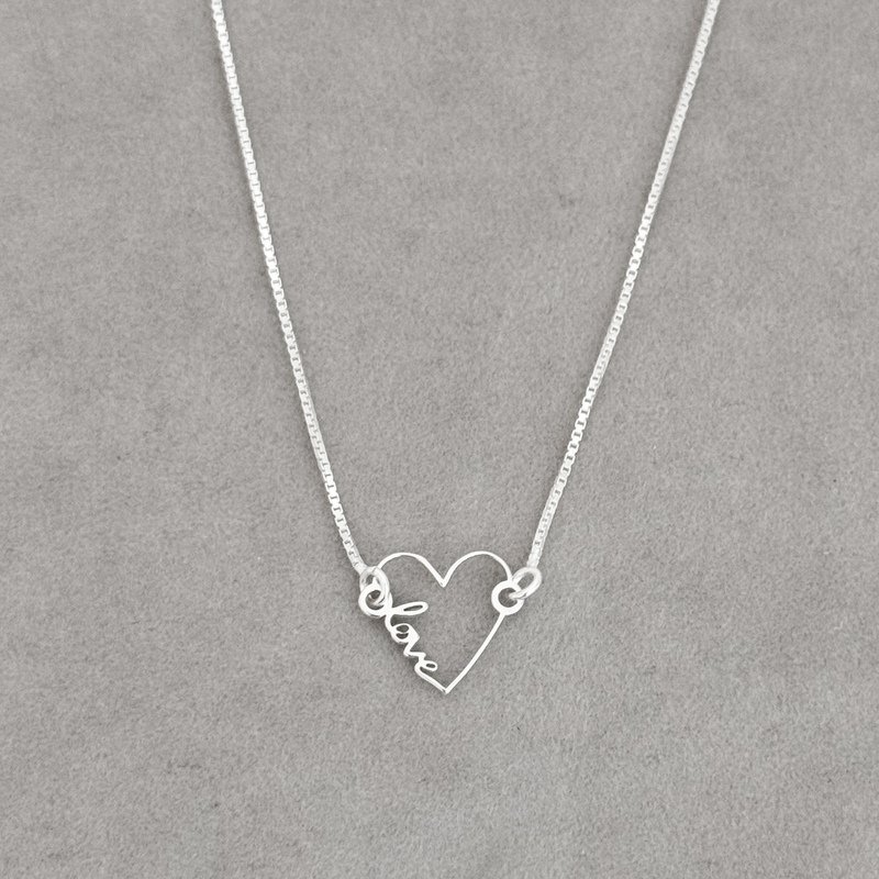 Choker Coração Vazado Love