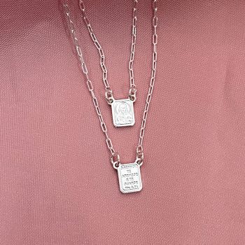 Escapulario Sagrado Coração De Jesus Cartier Pp 70cm