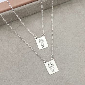 Escapulário Personalizado Menina/menino + Nomes Verso 70cm