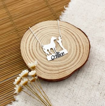 Gargantilha Cavalo Menina Personalizada