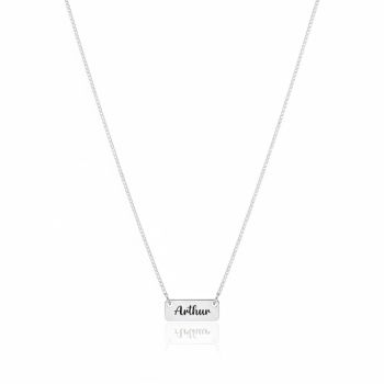 Choker Plaquinha Nome Personalizada