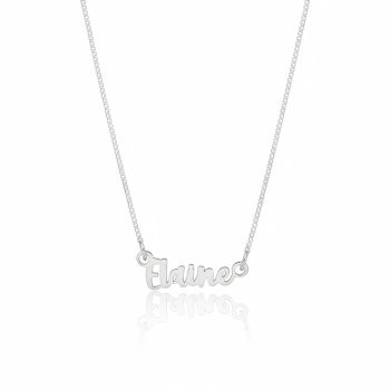 Gargantilha Nome Infantil Personalizado 40cm Fonte 11
