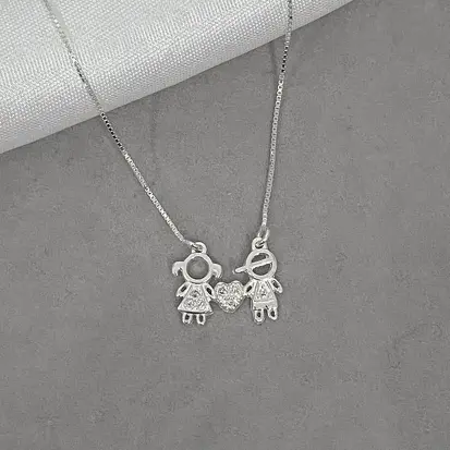 GARGANTILHA CASAL FILHOS