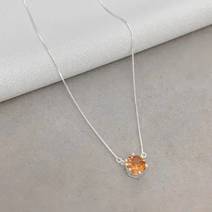 GARGANTILHA ZIRCONIA 5MM APEROL 40+5CM