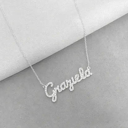 GARGANTILHA PERSONALIZADA CRAVEJADA ZIRCONIA