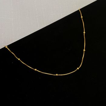 Gargantilha Veneziana Com Bolinhas 45cm