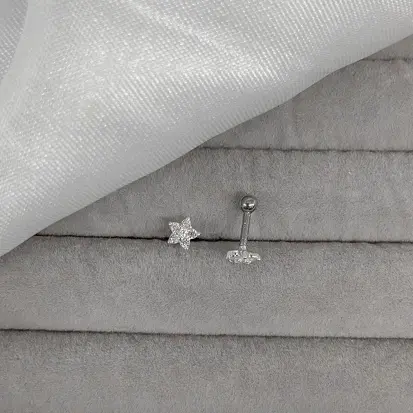 PIERCING ESTRELA CRAVEJADA