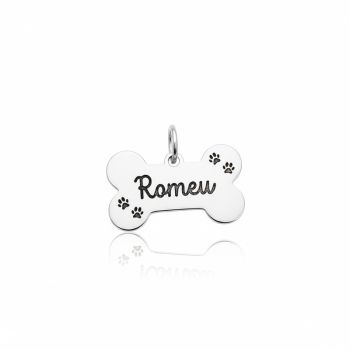 Pingente Personalizado Plaquinha Ossinho G