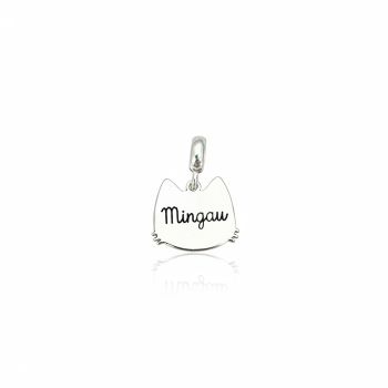 Pingente Gatinho Nome Personalizado P