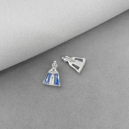 PINGENTE NOSSA SENHORA ZIRCONIAS AZUL