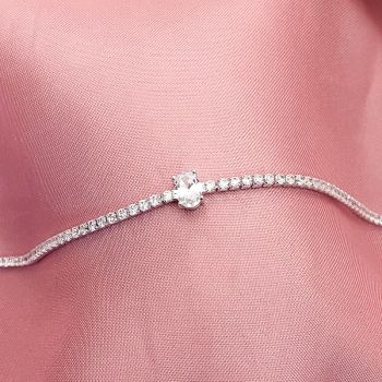 Pulseira Riviera Cristal Meio