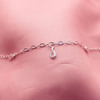 Pulseira Gotas Chapinha E Zirconia