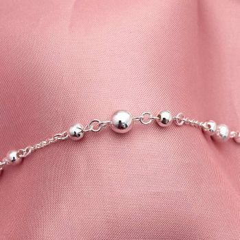 Pulseira 9 Bolinhas 5mm E 7mm