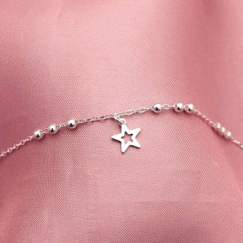 Pulseira Bolinhas 1 Estrela Pend