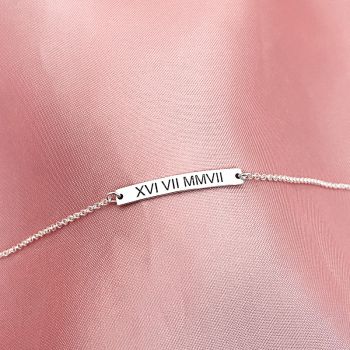 Pulseira Personalizada Data Romanos