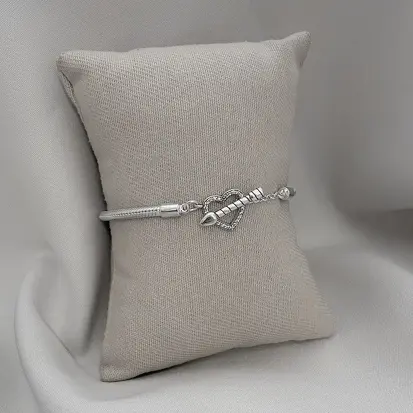 PULSEIRA FIO PANDORA FECHO T CORAÇÃO