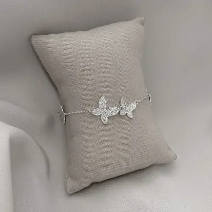 PULSEIRA BORBOLETAS CRAVEJADAS