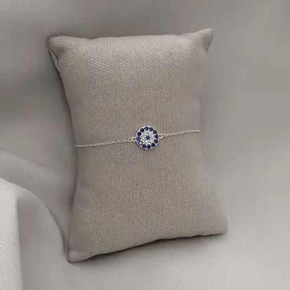 PULSEIRA OLHO GREGO CRAVEJADO