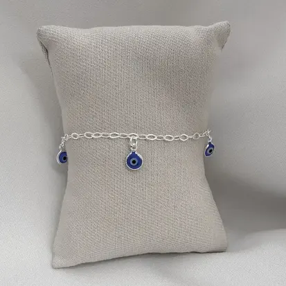PULSEIRA 4 OLHO GREGO AZUL ESCURO PEND
