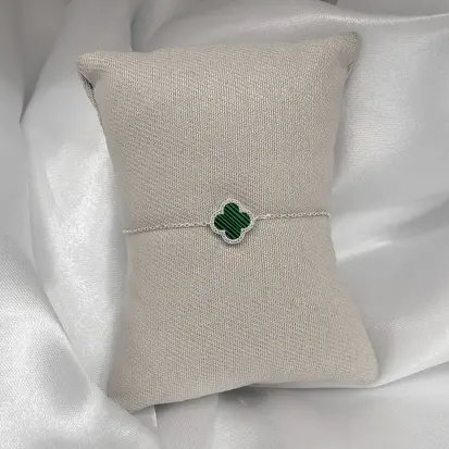 PULSEIRA VAN CLEEF VERDE DETALHE CRAV