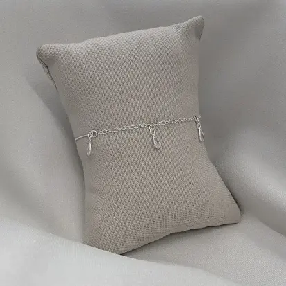 PULSEIRA ZIRCONIAS GOTAS CRISTAIS PENDURADAS