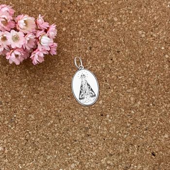 Pingente Medalha Oval Nossa Senhora